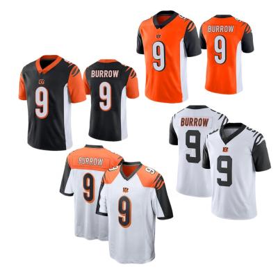 China Shirts & Top 21 Wholesale Custom New Tigers American Football Jerseys 9#BURROWLegend II NFL Jerseys for sale