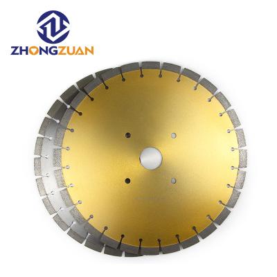 China ZhongZuan's hot sale. high speed straight smooth edge concrete and asphalt road diamond circle saw blade for cutting concrete road for sale