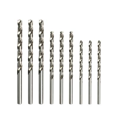 China Zhongzuan Din340 stainless steel long shank hss twist drill bit for metal stainless steel wood drilling for sale