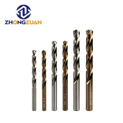 China ZHONGZUAN Metal Drilling ZHONGZUAN Made of High Speed ​​Steel OEM m35 hss drill bit carbide twist drill steel twist coating drill bit for sale