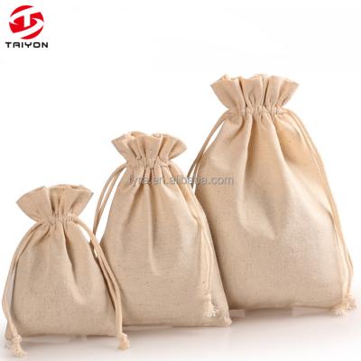 China Gift Bag Factory Price Cotton Drawstring Bag Canvas Wholesale for sale