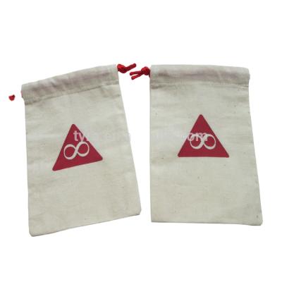 China Custom Jewelry Pouch Small Cotton Bag Muslin Double Drawstring Bags Jewelry Pouch for sale