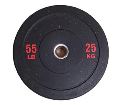 China Popular Colorful Rubber Exercise Muscle Particle Barbell Dish For Weight Lifting Training Weight Dish for sale