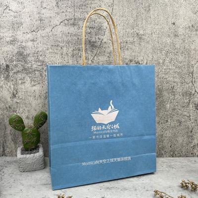 China Recyclable Wholesale Custom Printed Reusable Clothing Shopping Bag Paper Christmas Gift Bags With Your Own Logo for sale