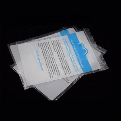 China LOGO Printed Design Eco Friendly Custom Reusable BIODEGRADABLE Zipper Lock Transparent PE Plastic Bag for sale