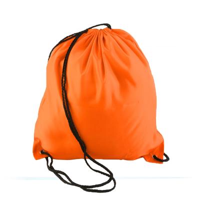 China Waterproof Sundry Polyester Sports Drawstring Bag Travel School Swimming Backpack for sale