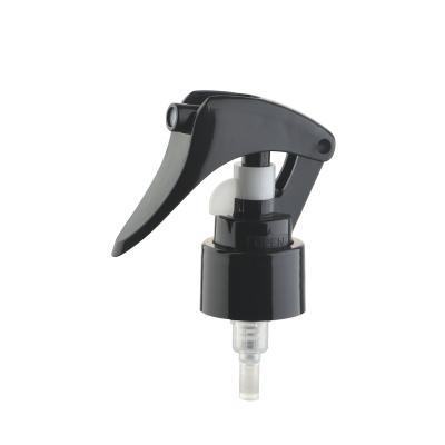 China Spill No 24/410 28/410 Nozzle White Head Spray Black Mist Mini Trigger Sprayer Pump For Plastic Bottle for sale