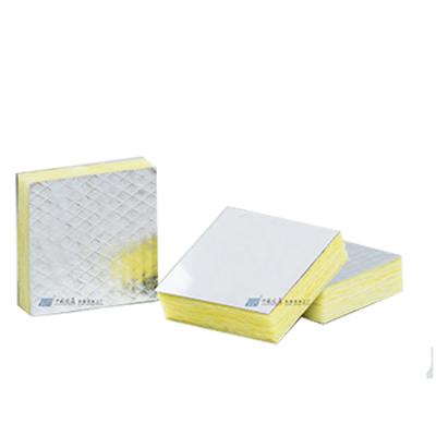 China Factory Modern Single Sided Color Steel Plate Sound Absorbing Composite Duct Foam Plate For Sale for sale