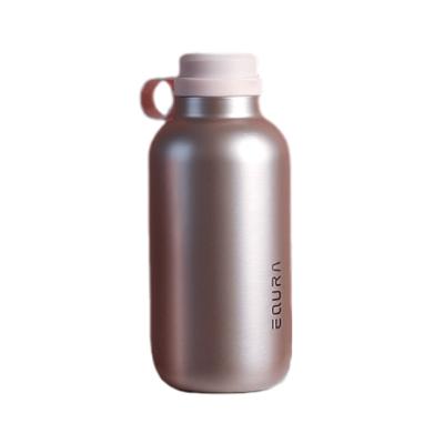 China 2022 New Thermos Cup Mirror Stainless Steel Inner Reservoir Durable Stainless Steel Filter Tea Thermos Cup Integrated Outer Cup for sale