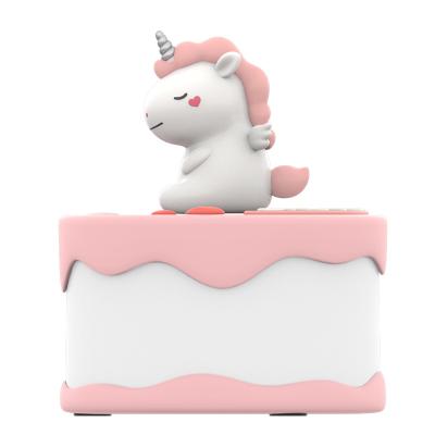 China 2021 New Cartoon Unicorn Night Light Rechargeable Children's Cake Lamp Lovely Night Lamp for sale