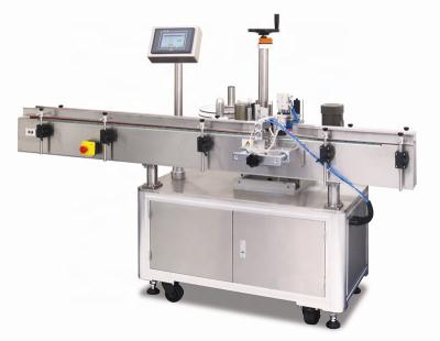 China 500ml 1000ml Plastic Fix POS Sticker Free Shipping Food Bottle Labeling Machine for sale