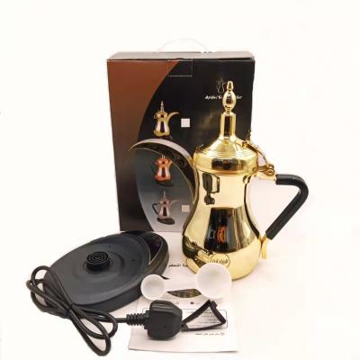 China Good Quality Modern Electricity Hot Arabic Teapot Stainless Steel Teapot Coffee Pot Dallah Pot for sale