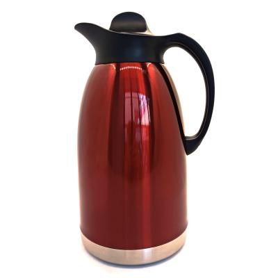 China PORTABLE 304 Double Wall Water Jug Vacuum Flask Teapot Outdoor Coated Stainless Steel Coffee Kettle for sale