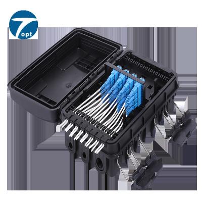 China FTTH FTTX FTTP Factory Supply HFTTA FTTH Waterproof 16 Core Fiber Nap Box Optical Fiber Distribution Terminal Box for sale