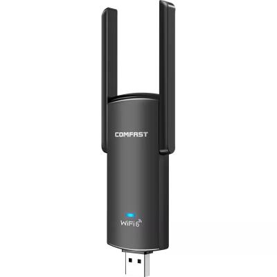 China Comfast Wifi6 CF-951AX USB3.0 802.11AX Dongle 1800Mbps Wifi Desktop Wireless Adapter For PC for sale