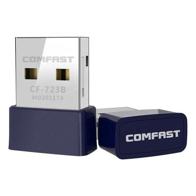 China Comfast RTL8723BU 150Mbps Desktop Wireless Dongle 2 in 1 USB BT WiFi Adapter for PC Computer CF-723B for sale