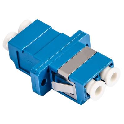 China Chinese Professional FTTH FTTB FTTX Network Manufacturer Lc-Lc Upc Sm Duplex Clamp Fiber Optic Adapter for sale