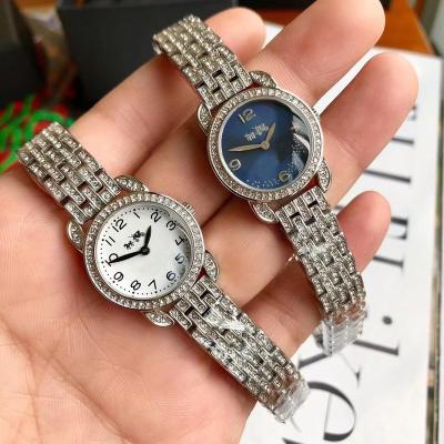 China New Factory Luxury Women's Watches High Quality Water Resistant Stainless Steel Case Strap Quartz Watch for sale