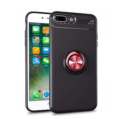 China 360 Degree Rotation Metal Shockproof Magnet Ring Holder Phone Case For iPhone 7 for sale