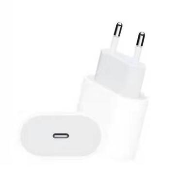 China 20W USB Fast Charging Type C Charger Adapter For iPhone 13 Pro Max Fast Charging Power EU USA Plu Type C PD Charging Power for sale