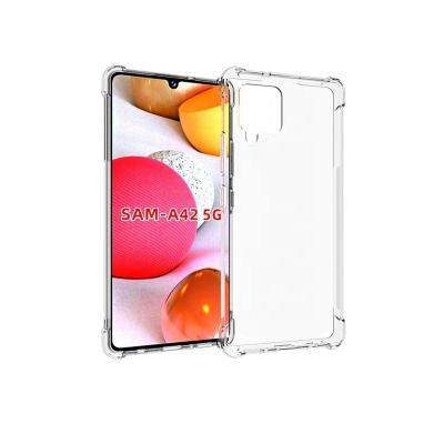 China Case 1.5mm shockproof shockproof, high quality transparent crystal clear tpu phone case for Samsung A42 5G for sale