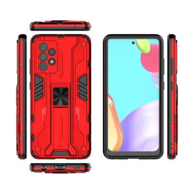 China Anti-drop A52 Phone Case , Armor Magnetic Stand Cell Phone Back Cover Case For Samsung Galaxy A52 5G for sale