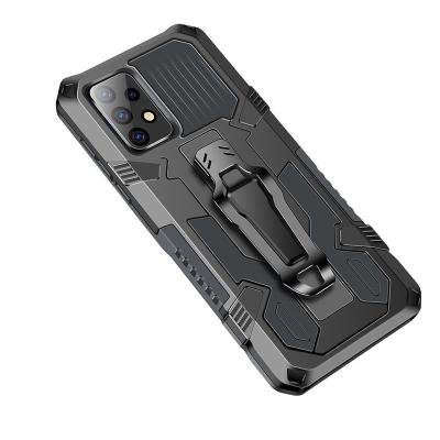 China Anti-drop A32 Phone Case, Magnetic Armor Belt Clip Holder Mobile Phone Back Cover Case For Samsung Galaxy A32 for sale