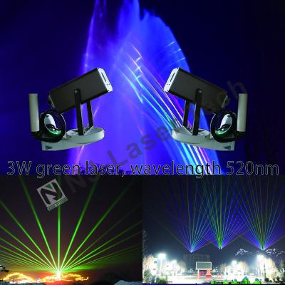 China Electric Laser Fountain Illumination 15W Customized For Outdoor Installation for sale