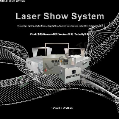 China Customizable 15W Lasers Shows System Equipment Compact Aluminum Alloy for sale