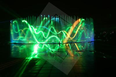 China RGB Show Laser Pulse Frequency 1-50kHz Air Cooling For Resorts Lighting for sale