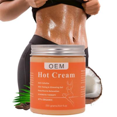 China Custom Logo Organic Shaping Belly Hot Fat Burning Detox Weight Loss Slimming Slimming Cream for sale