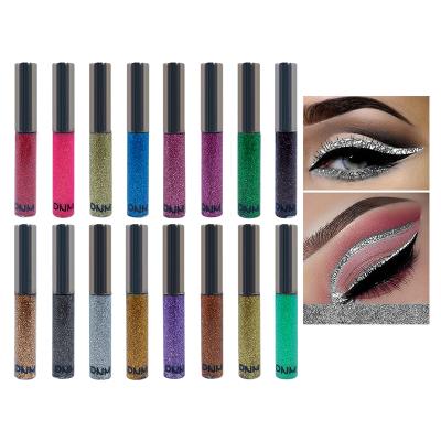 China Professional Eyebrow Professional Eyeliner Glitter Waterproof Diamond Eyeliner Metallic Eyeliner Eyeshadow Pearl Pen for sale