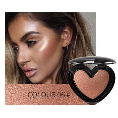 China Makeup Waterproof Shimmer Highlighter Bar Contour Bronzer Private Label Pressed Powder For Dark Skin for sale