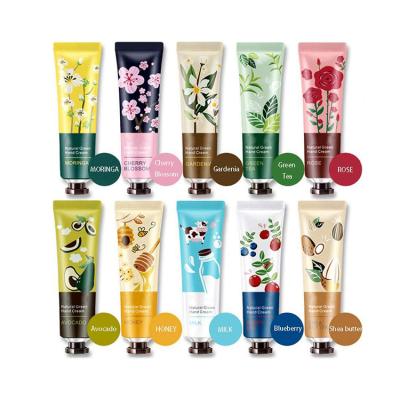 China Private Label Moisturizing Hand Cream Portable Organic Natural Removing Lotion Anti Aging for sale