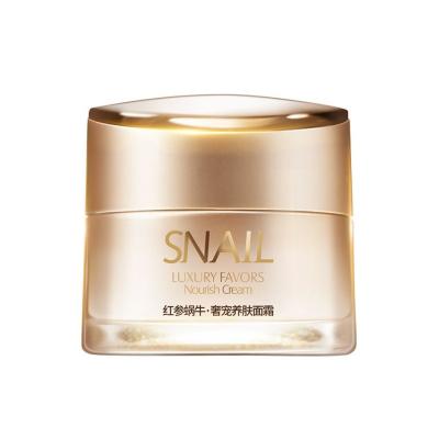 China Skin Revitalizer Quality Assurance New Design Red Ginseng Snail Face Cream Hot New Products Face Whitening Cream for sale