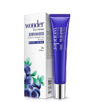 China Anti Aging Dark Circle Moisturizer Blueberry Anti Puffy Remove Dark Circles Eye Serum Lift Anti-Wrinkle Firm Brightening Massage Eyes Care Cream for sale