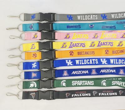 China Factory Direct Sale Durable Custom Nylon Lanyard Silk Screen Printing Lanyard Free Sample for sale