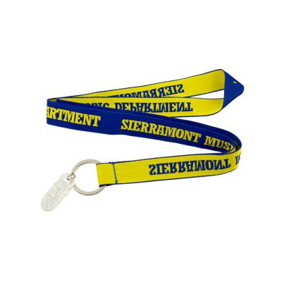 China Promotional Gift Competitive Price Computer Jacquard Lanyard Cell Phone Straps With Custom Logo Polyester Lanyard for sale