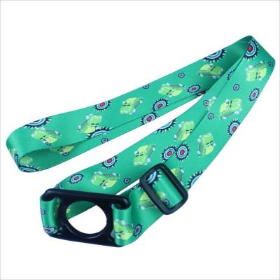 China Business Gift China Manufacturer Best Price Heat Transfer Bottle Lanyard Adjustable Strap Sublimation Printing Polyester Customized Lanyard for sale