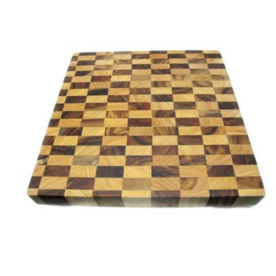 China Large End Grain Wood Sustainable Cutting Board Chef Chopper Kitchen Butcher Block Cutting Board for sale