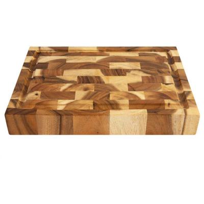 China Sustainable Custom Durable Acacia Wooden Fish Rectangle Vegetable Bamboo Cutting Board With Weight for sale