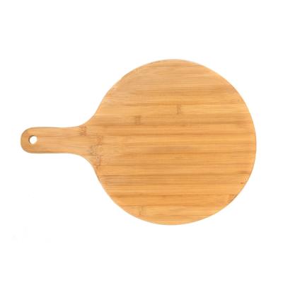 China Bamboo Pizza Stone Pizza Paddle Sustainable Skin Paddle-Natural With 6 Flutes,Pizza Cutting Board for sale