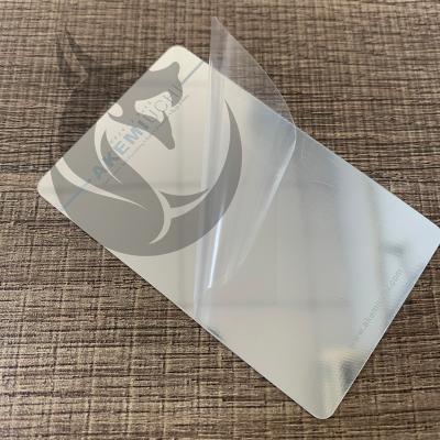 China MINI TAG Luxury Mirror Printing Plastic Business Card Trolley VIP Business Card for sale