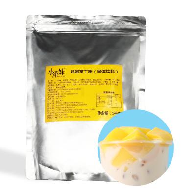 China High Quality Egg Pudding Jelly Powder Pearl Milk Tea Sugar Water Drink Dessert Ingredients 1kg Powder for sale