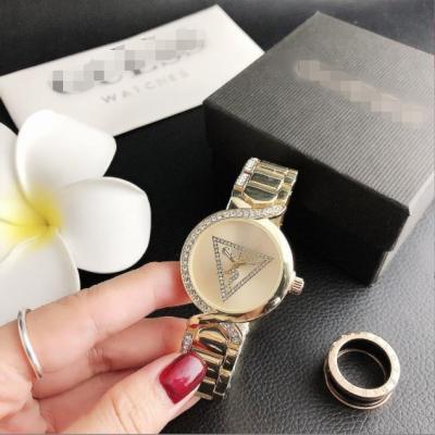 China Wholesale Electronic Quartz Hollow Triangular Alphanumeric Watch Dial Fashion Design Joker Personality Watches OEM for sale