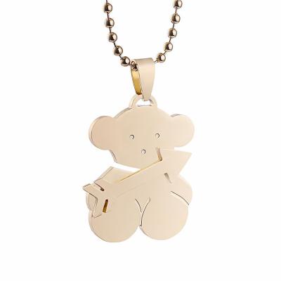 China New Fashion Personality All-match Bear Necklace CLASSIC Temperament Stylish Ladies Necklace for sale