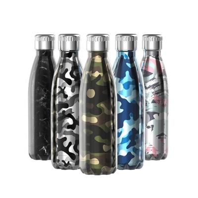 China Sustainable Custom Logo 17oz Double Wall Insulated Stainless Steel Cola Water Bottle Wholesale for sale