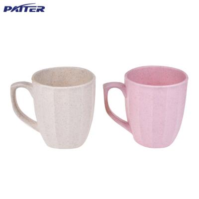 China 450ml Environmental Fiber Cereal Fiber Sustainable Hot Selling Rice Husk Rice Husk Eco-friendly Mug for sale