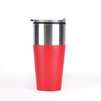 China New Product Sustainable Stainless Steel Double Wall Car Ride Drinking Tumbler Cup for sale