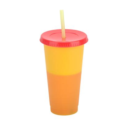 China new production hot sales cold color changing rocker cup plastic wholesale 10.5cm*10.5cm*17.5cm for sale